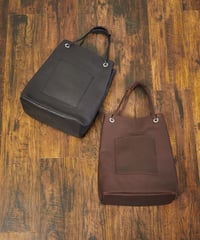 MR.OLIVE E.O.I ミスターオリーブ / WATER PROOF WASHABLE LEATHER / 2WAY CYLINDER BAG / ME645