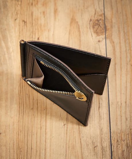 MR.OLIVE E.O.I ミスターオリーブ / HORWEEN CHROMEXCEL LEATHER / MONEY CLIP WALLET / ME113H