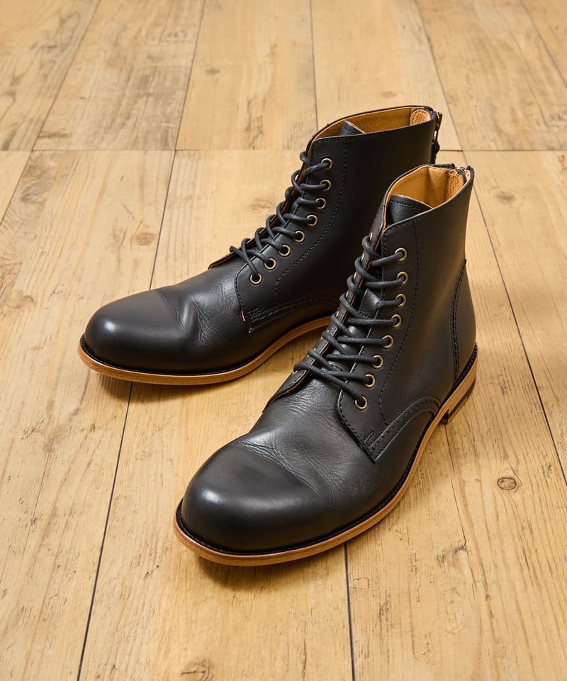 PADRONE パドローネ / LACE UP BOOTS with BACK ZIP [AN