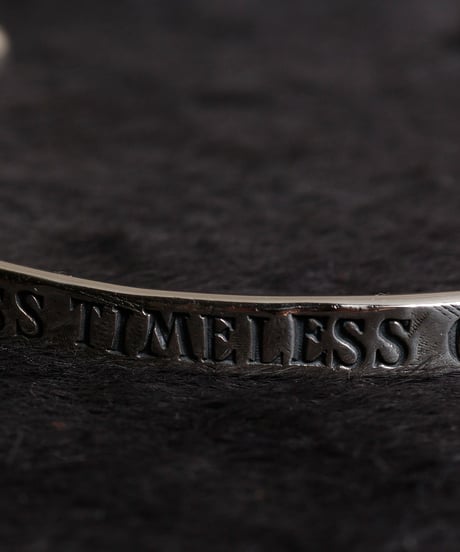 HARIM ハリム / concept bangle SILVER (FRONT STAMPS) / HRA022SV