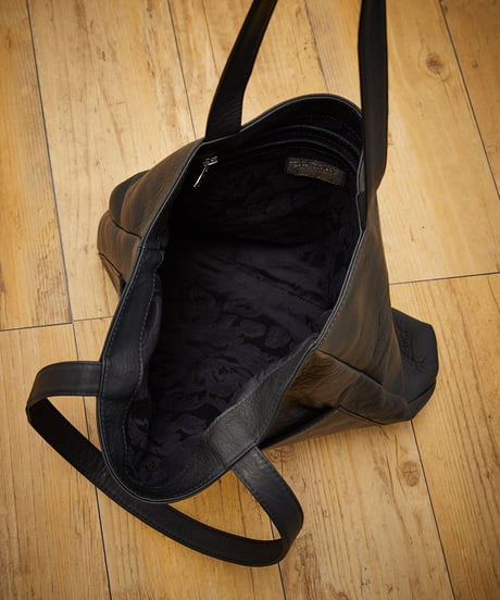 MR.OLIVE E.O.I ミスターオリーブ / WATER PROOF WASHABLE LEATHER / GUSSET POCKET TOTE BAG / ME651