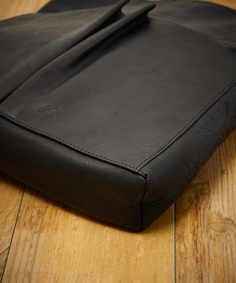 MR.OLIVE E.O.I ミスターオリーブ / WATER PROOF WASHABLE LEATHER / GUSSET POCKET TOTE BAG / ME651