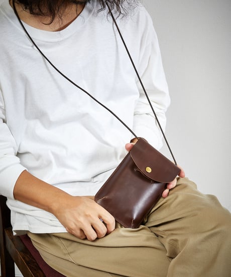 MR.OLIVE E.O.I ミスターオリーブ / HORWEEN CHROMEXCEL LEATHER / 2POCKET SACOCHE / ME686H