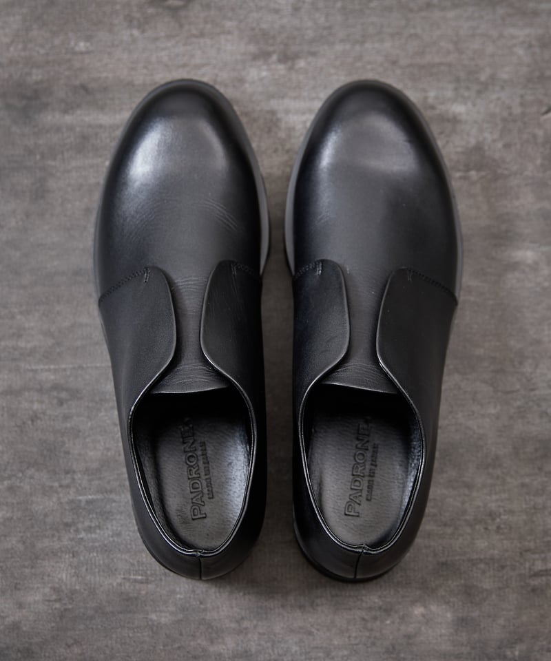 PADRONE パドローネ / INSTEP GORE SHORT BOOTS with Ch