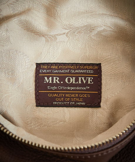 MR.OLIVE E.O.I ミスターオリーブ / WATER PROOF WASHABLE LEATHER / SMALL BODY BAG / ME681