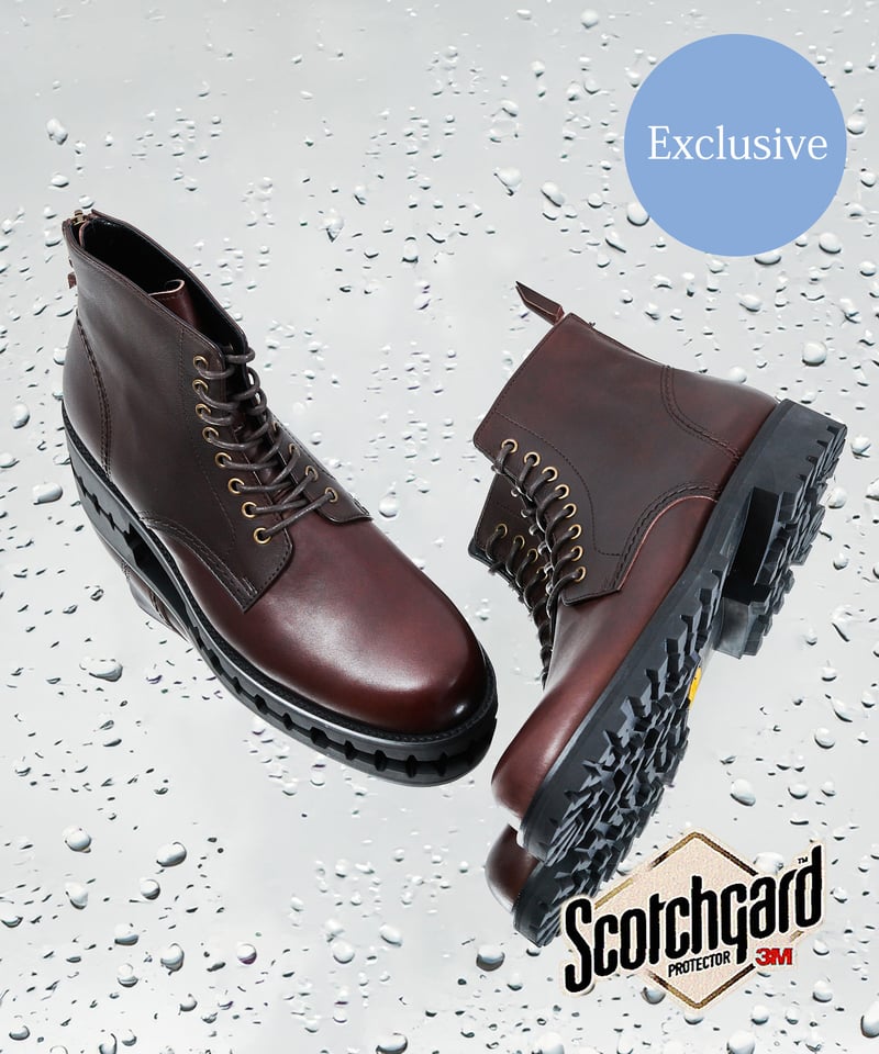 PADRONE パドローネ / WATER PROOF LEATHER LACE UP BAC