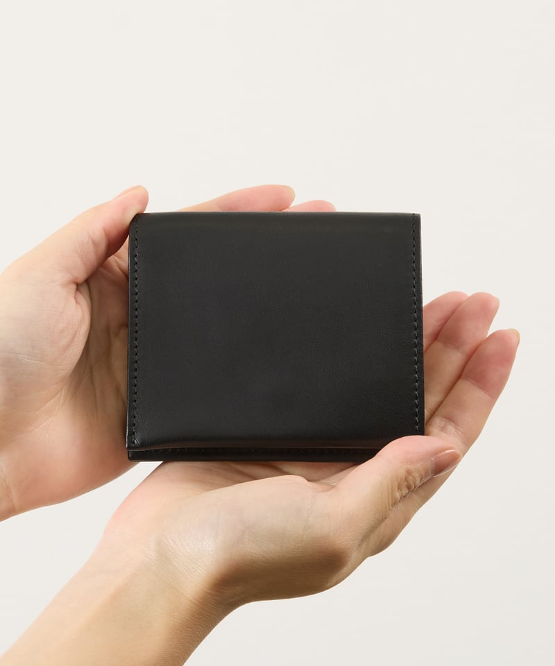 SLOW / スロウ MINI WALLET / ブラック SLOW スロウ / bono-clasp mini wallet 栃木レザーミニ