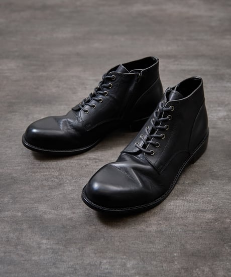 PADRONE パドローネ / CHUKKA BOOTS with SIDE ZIP [BAGGIO] サイドジップ付レザーチャッカブーツ / PU7358-1205