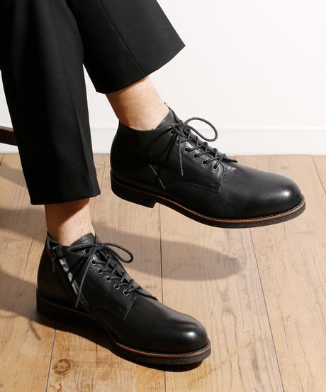 PADRONE パドローネ / CHUKKA BOOTS with SIDE ZIP [BAGGIO] ウォータープルーフレザーサイドジップブーツ / PU7358-1222