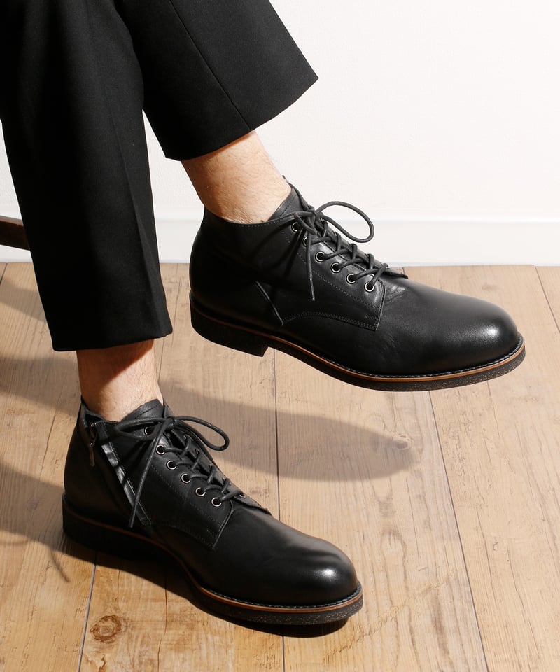 PADRONE パドローネ / CHUKKA BOOTS with SIDE ZIP [BAG PADRONE パドローネ / CHUKKA BOOTS with SIDE ZIP [BAG