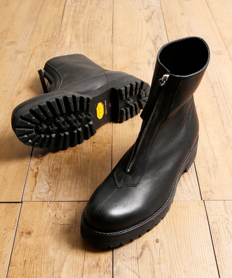 PADRONE パドローネ / CENTER ZIP BOOTS ウォータープルーフセンタージ