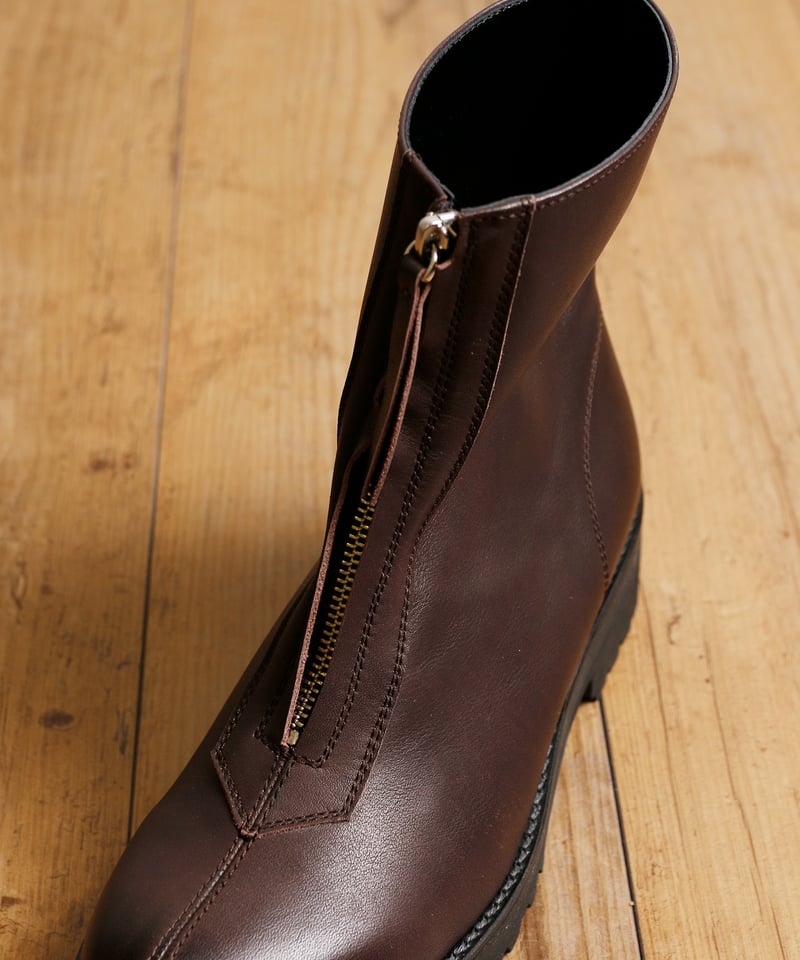 PADRONE パドローネ / CENTER ZIP BOOTS ウォータープルーフセンタージ