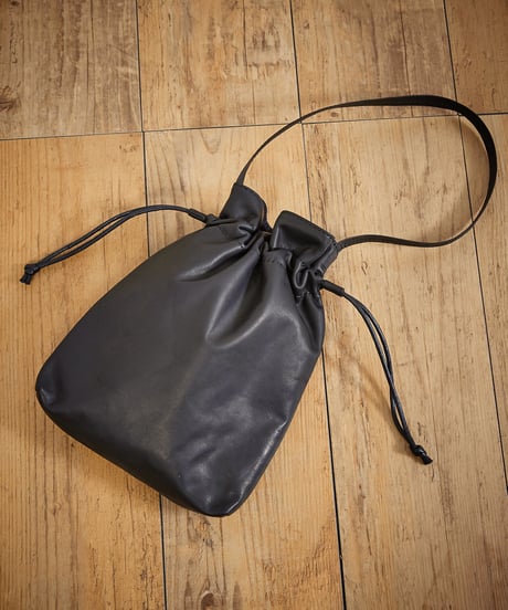 MR.OLIVE E.O.I ミスターオリーブ / WATER PROOF LIGHT LEATHER / DRAWSTRING BAG / ME698