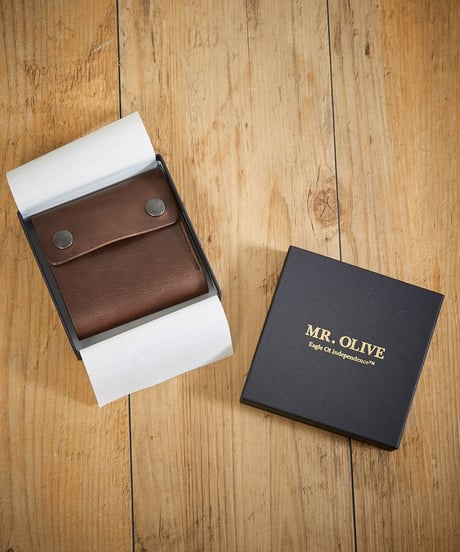 MR.OLIVE E.O.I ミスターオリーブ / HORWEEN CHROMEXCEL LEATHER / SHORT TRACKERS WALLET / ME125H