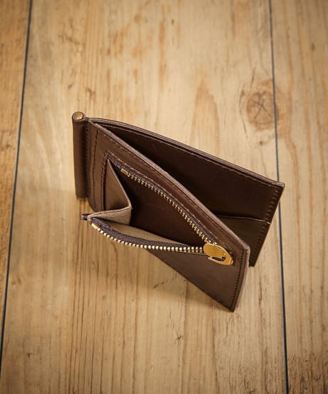 MR.OLIVE E.O.I ミスターオリーブ / HORWEEN CHROMEXCEL LEATHER / MONEY CLIP WALLET / ME113H