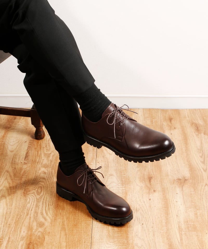 PADRONE パドローネ / DERBY PLAIN TOE SHOES [JACK] 別注