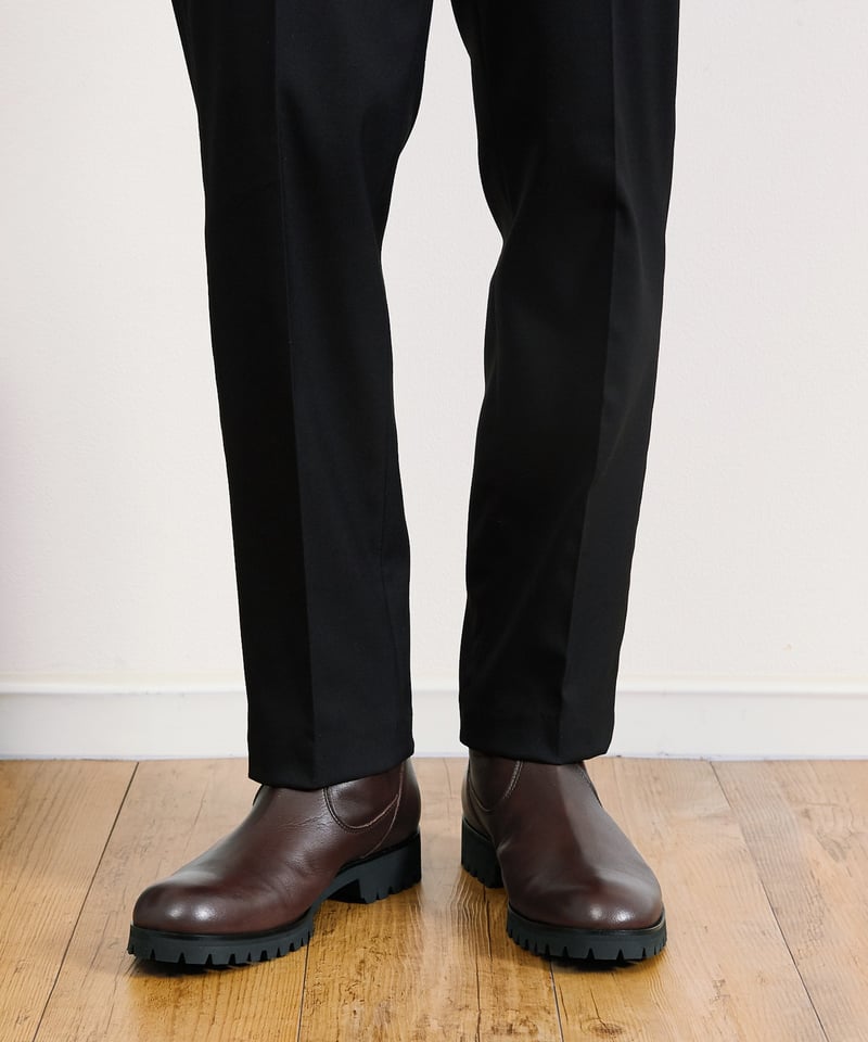 PADRONE パドローネ / BACK ZIP BOOTS 別注 撥水 防水バックジップレザ