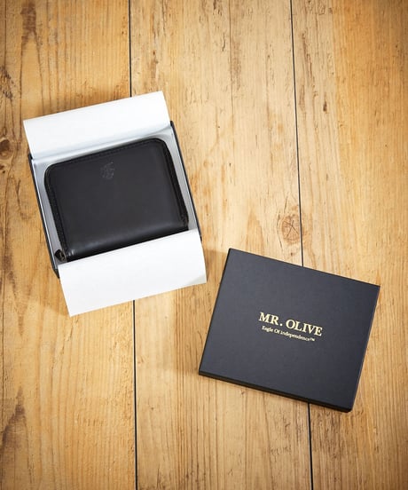 MR.OLIVE E.O.I ミスターオリーブ / HORWEEN CHROMEXCEL LEATHER / COMPACT ZIP WALLET / ME123H