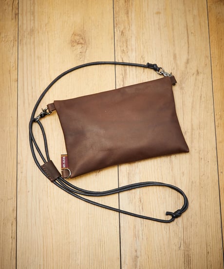 MR.OLIVE E.O.I ミスターオリーブ / WATER PROOF LIGHT LEATHER 2WAY MINI SACOCHE / ME683