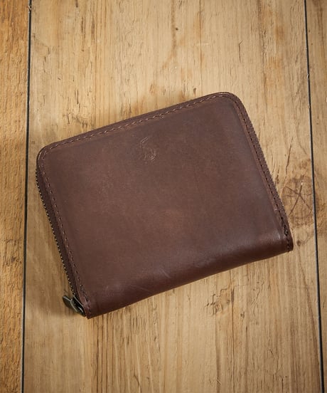 MR.OLIVE E.O.I ミスターオリーブ / HORWEEN CHROMEXCEL LEATHER / COMPACT ZIP WALLET / ME123H