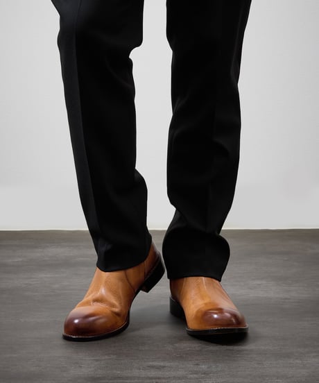 PADRONE パドローネ / SIDE ZIP BOOTS [RAUL] サイドジップレザーブーツ ヒールブーツ / PU7358-1118