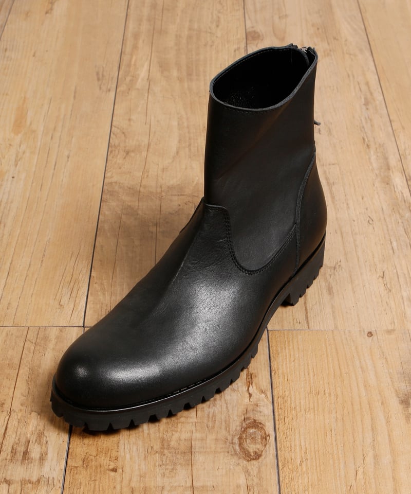 PADRONE パドローネ / BACK ZIP BOOTS 別注 撥水 防水バックジップレザ