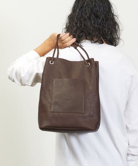 MR.OLIVE E.O.I ミスターオリーブ / WATER PROOF WASHABLE LEATHER / 2WAY CYLINDER BAG / ME645