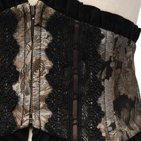 "Del Fiore"ジャガードコルセット
