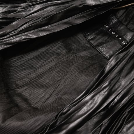 【MiDiom】Stole Collar Long Coat