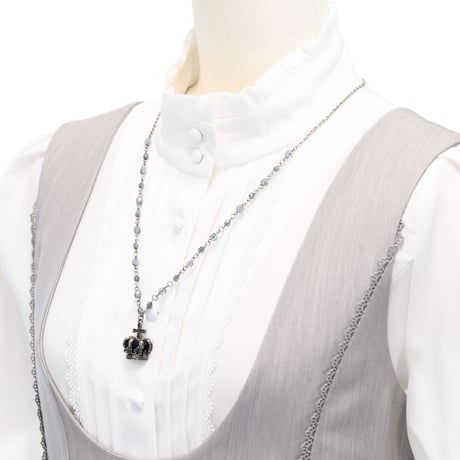 "Noble"クラウンネックレス／シルバー