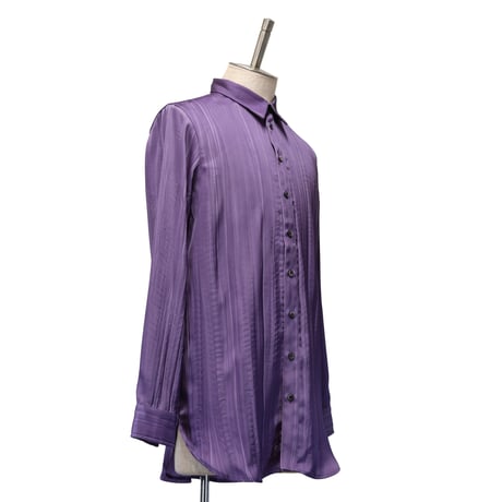 【MiDiom】Ink Flow Stripe Shirt