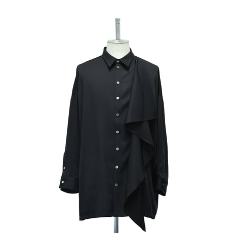 【MiDiom】Ruffle Frill Big Shirt