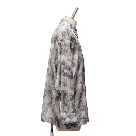 【MiDiom】Abstract Leaf Big Shirt