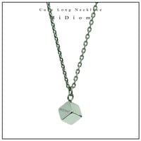 【MiDiom】Cube Long Necklace【ラスト1点】