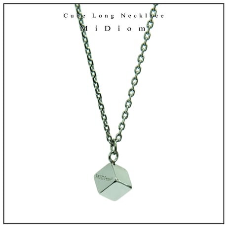 【MiDiom】Cube Long Necklace【ラスト1点】