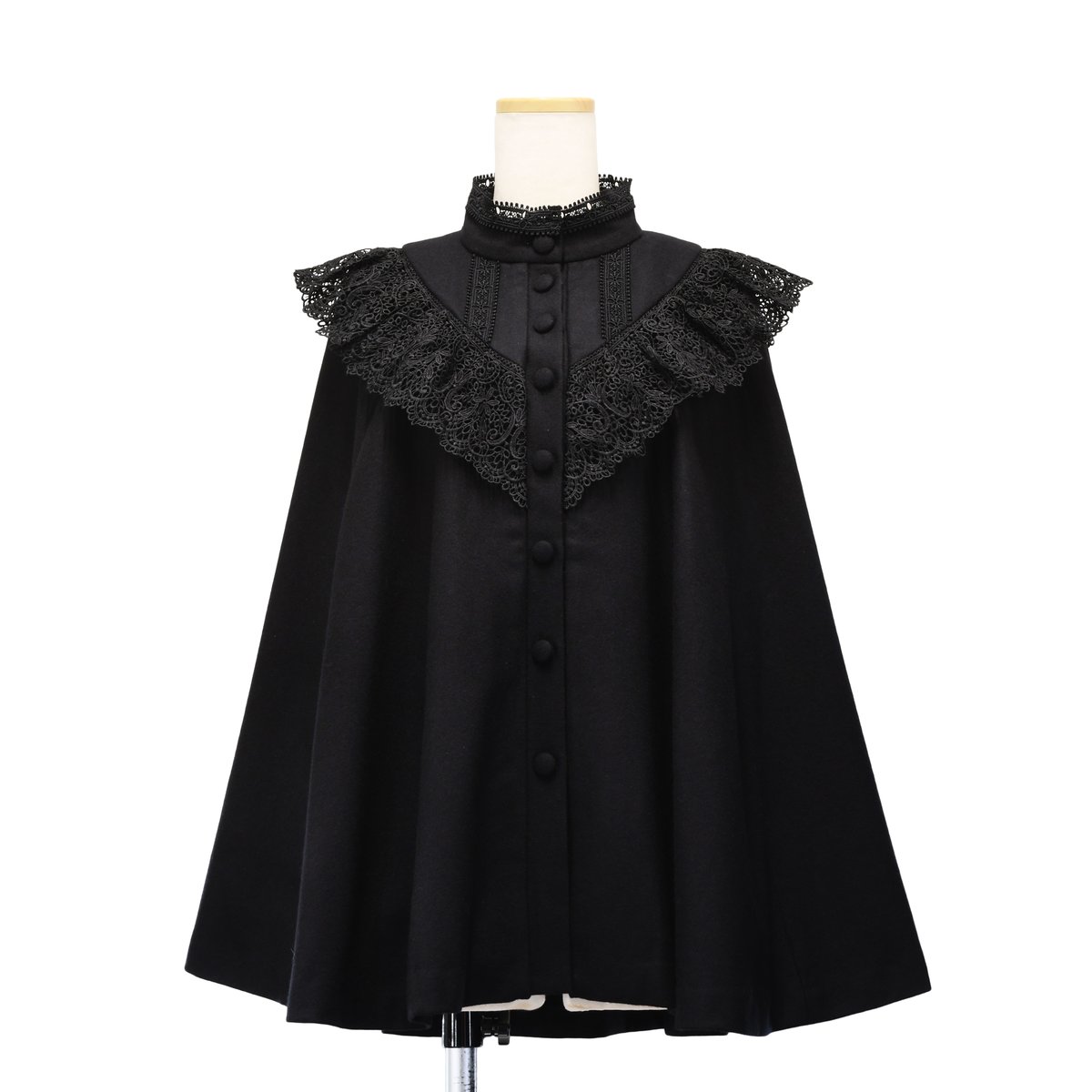 【即完品】Sheller シェリエ　ケープコート シェリエ新品 shller ウールケープコート 白 即完売品 再販無し