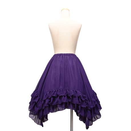 シフォンフリルスカート