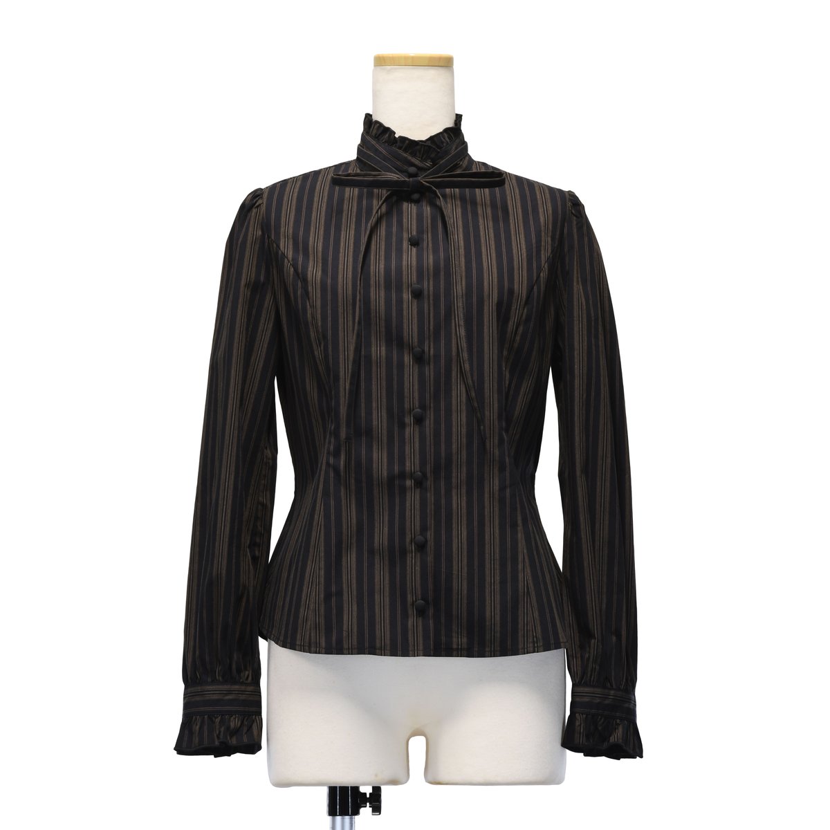 クラシカルストライプブラウス | Sheglit MiDiom online store