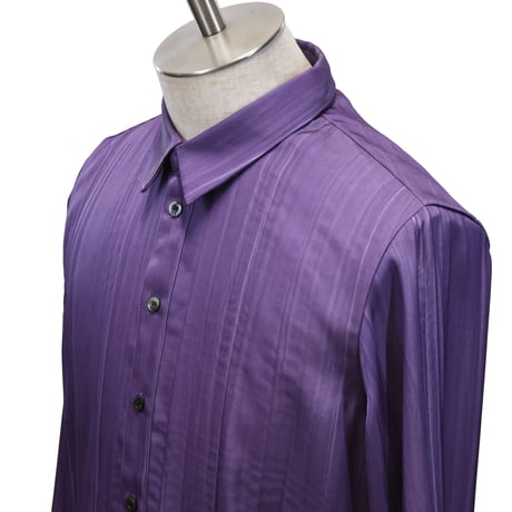【MiDiom】Ink Flow Stripe Shirt