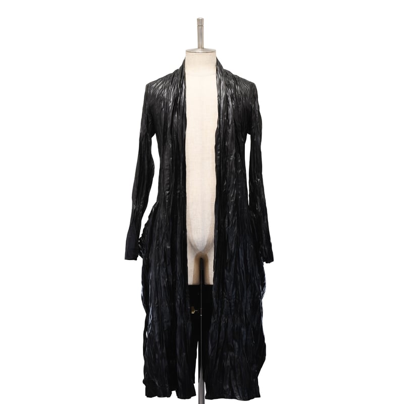 MiDiom】Stole Collar Long Coat | Sheglit MiDiom