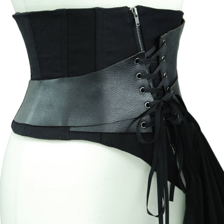 "Restraint"レザーコルセット
