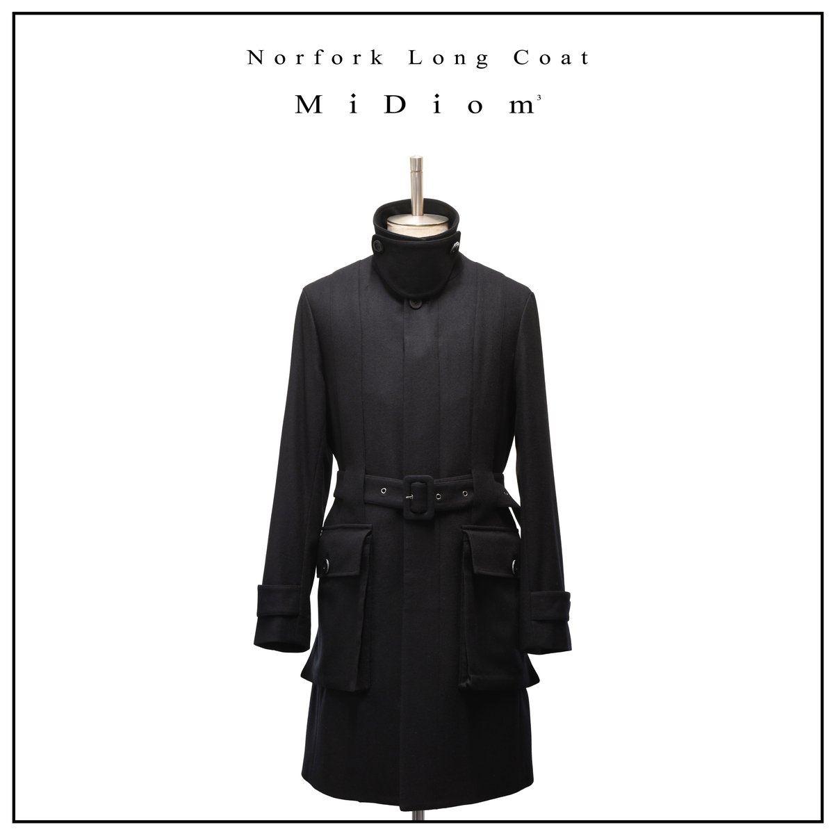 MiDiom】Norfork Long Coat【ラスト1点】 | Sheglit MiDi MiDiom】Norfork Long Coat【ラスト1点】 | Sheglit MiDi