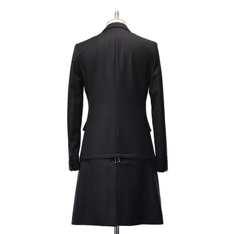 【MiDiom】Zip Long Tailored Jacket