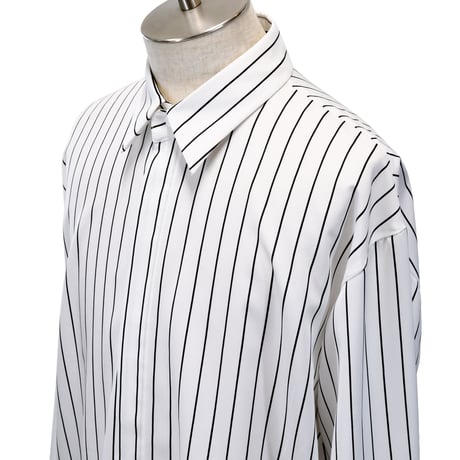 【MiDiom】Stripe Big Shirt