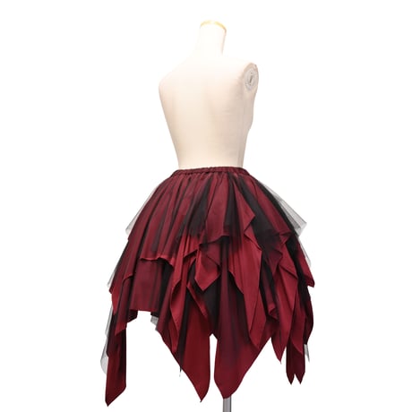 ●ネイビー・パープル／ラスト1点●チュールレイヤードスカート
