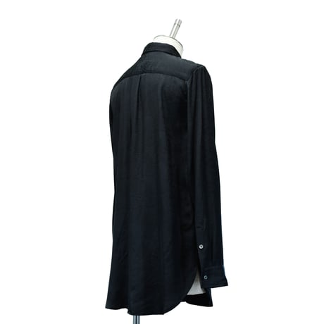 【MiDiom】Elegant JQ Long Shirt【Black／ラスト1点】