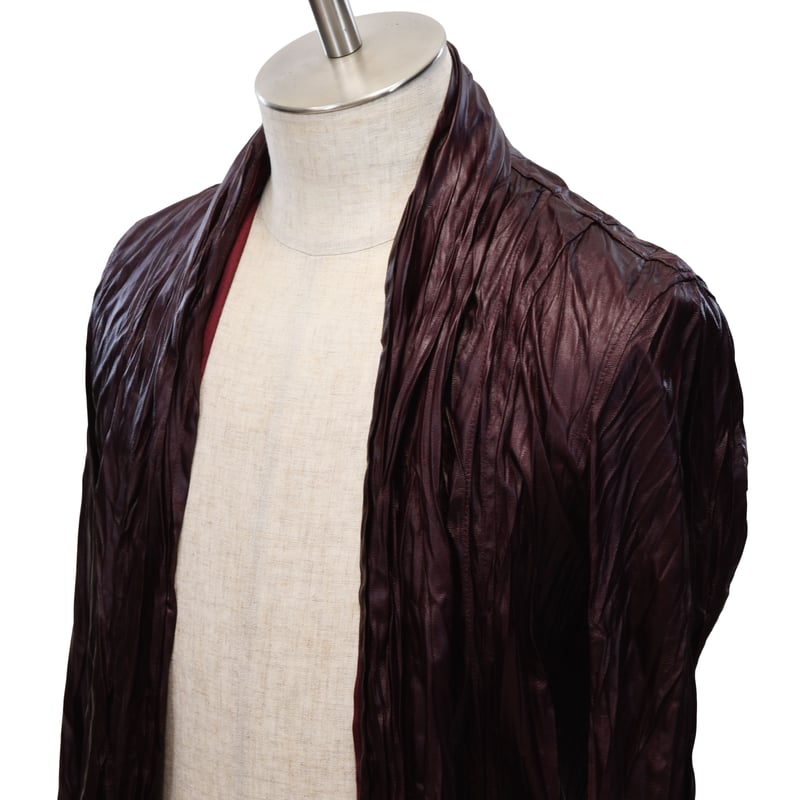 MiDiom】Stole Collar Long Coat | Sheglit MiDiom
