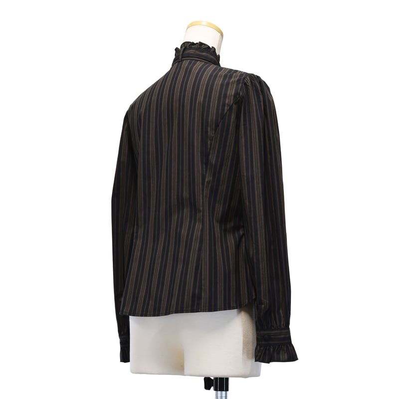 クラシカルストライプブラウス | Sheglit MiDiom online store