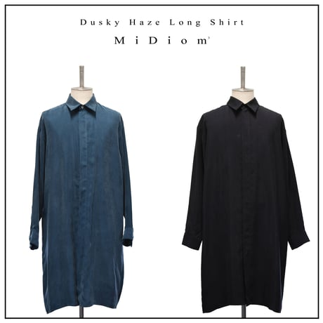 【MiDiom】Dusky Haze Long Shirt