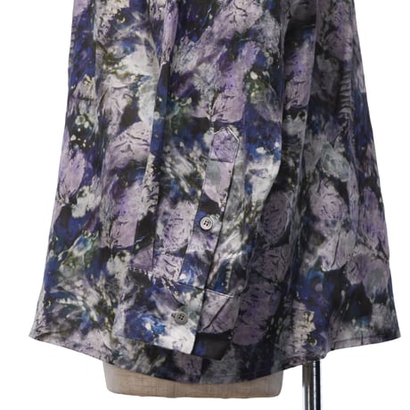 【MiDiom】Abstract Leaf Big Shirt